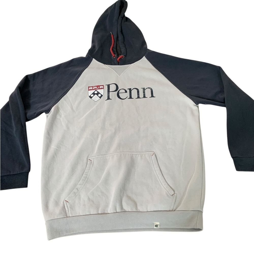 U of P  (Penn) Colosseum Gray and Blue Hoodie